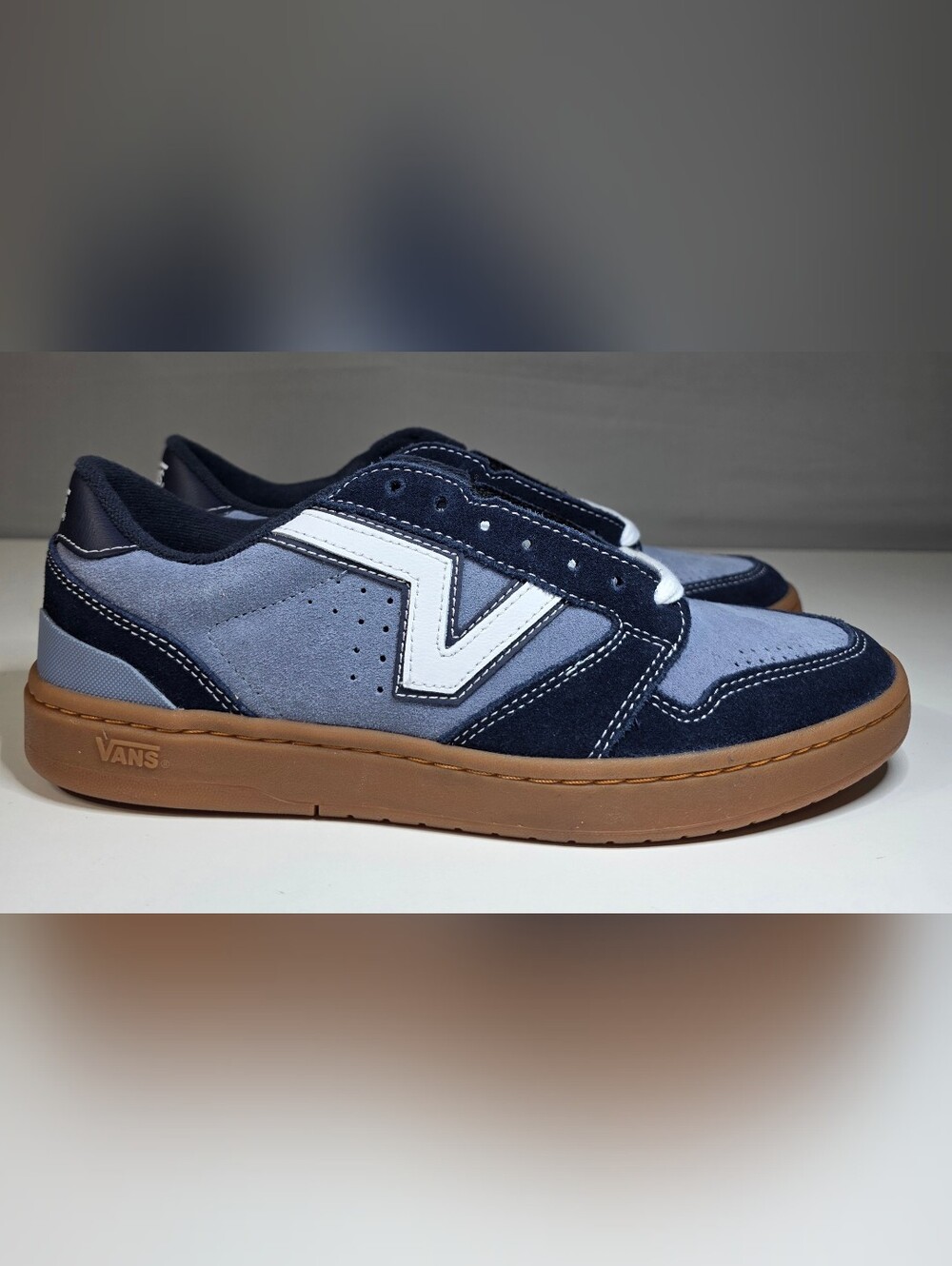 Vans Lowland 2.0 Sneaker in the Navy/Blue colorway Men's Size 9.5